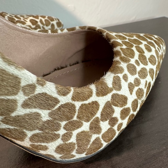 Vince Camuto - Spotted Snow Cheetah Pony Hair Heels - Picture 5 of 5